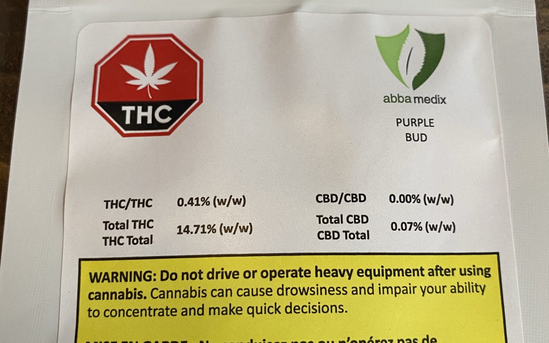 PREROLL ABBA MEDIX (Purple Bud) Indica 1 pack