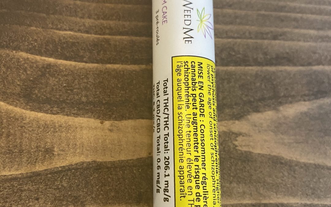 PREROLL Weed me (Indica) Ice Cream Cake 3 pack
