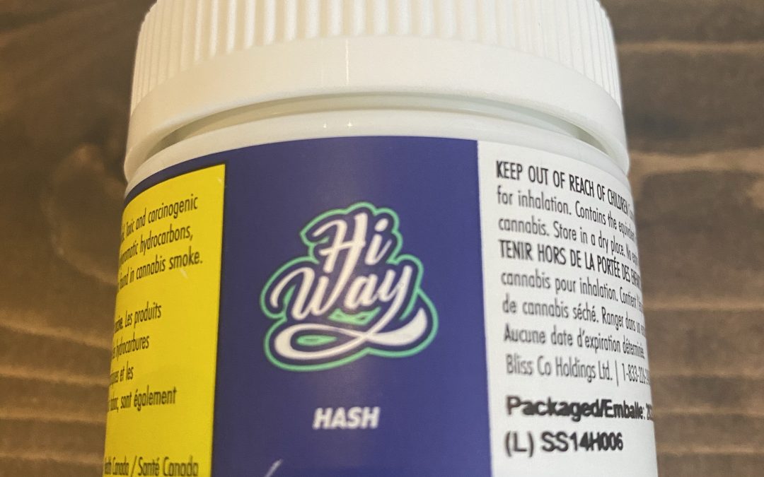 HASH Highway Hash (Indica) Blissco 2grams Blonde hash