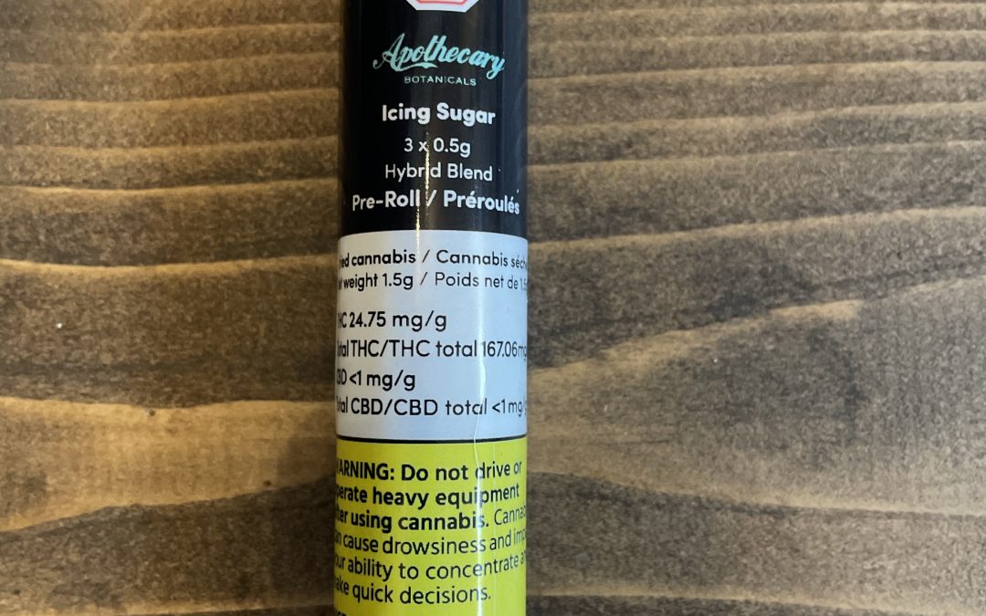 PREROLL Apothecary (Hybrid) Icing sugar 3 pack